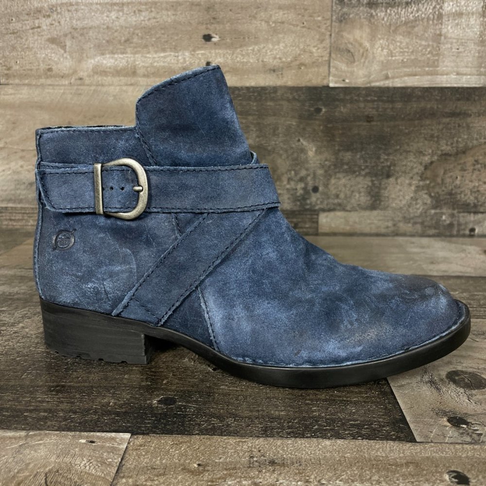 Born Trinculo Distressed Suede Booties - Picture 2 of 10